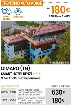 Eurospin Dimaro (tn) smart hotel renzi offerta