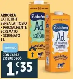 Deco Supermercati Arborea latte uht senza lattosio offerta