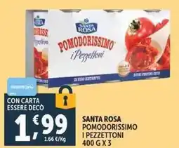 Deco Supermercati Santa rosa pomodorissimo i pezzettoni offerta