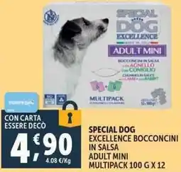 Deco Supermercati Special dog excellence bocconcini in salsa adult mini multipack offerta