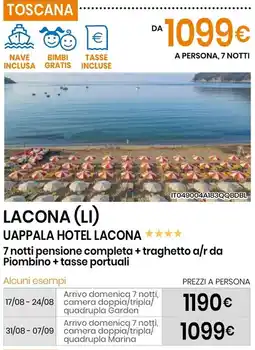 Eurospin Lacona (Ll) uappala hotel lacona offerta