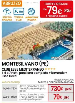 Eurospin Montesilvano (pe) club esse mediterraneo offerta