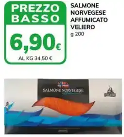 Basko Salmone norvegese affumicato veliero offerta