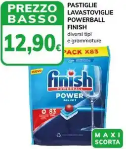 Basko Pastiglie lavastoviglie powerball FINISH offerta