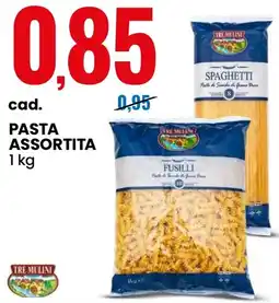 Eurospin Tre mulini pasta assortita offerta