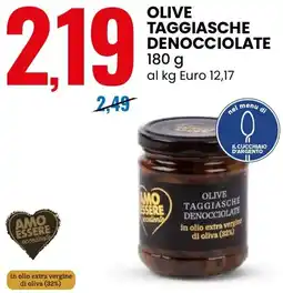 Eurospin AMO ESSERE Olive taggiasche denocciolate offerta