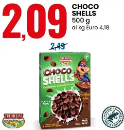 Eurospin TRE MULINI Choco shells offerta