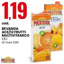 Eurospin Puertosol bevanda offerta