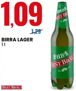 Eurospin Best bräu birra lager offerta
