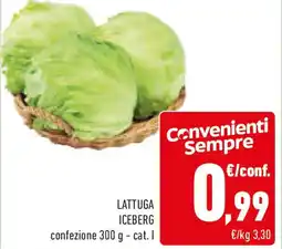 Conad Lattuga iceberg confezione cat. I offerta