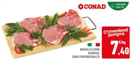 Conad Braciole di suino nazionale Conad percorso qualità offerta