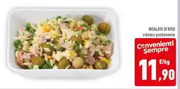 Conad INSALATA DI RISO a banco gastronomia offerta