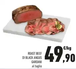 Conad Roast beef di black angus gardani al taglio offerta