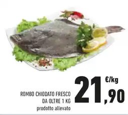 Conad Rombo chiodato fresco da oltre prodotto allevato offerta