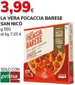 Basko La vera focaccia barese san nicò offerta
