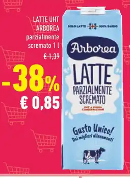 Conad Latte uht ARBOREA parzialmente scremato offerta