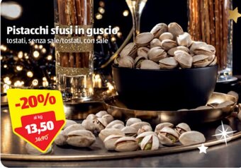 ALDI Pistacchi sfusi in guscio offerta