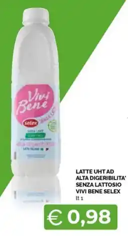 Mercatò Latte uht ad alta digeribilita' senza lattosio vivi bene SELEX offerta