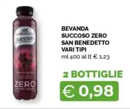 Mercatò Bevanda succoso zero san benedetto vari tipi offerta