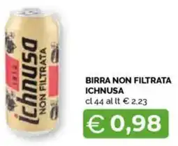 Mercatò Birra non filtrata ICHNUSA offerta