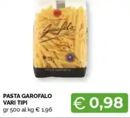 Mercatò Pasta garofalo vari tipi offerta
