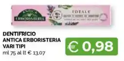 Mercatò Dentifricio antica erboristeria vari tipi offerta