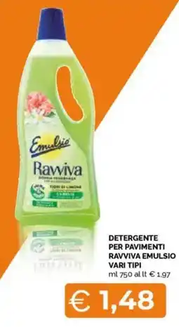 Mercatò Detergente per pavimenti ravviva emulsio vari tipi offerta