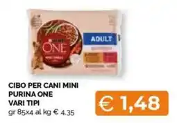 Mercatò Cibo per cani mini purina one vari tipi offerta