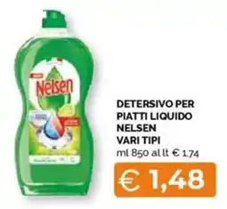 Mercatò Detersivo per piatti liquido nelsen vari tipi offerta