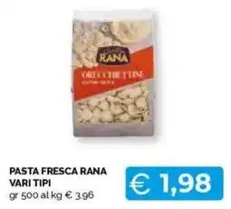 Mercatò Pasta fresca rana vari tipi offerta