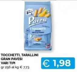 Mercatò Tocchetti, tarallini gran pavesi vari tipi offerta