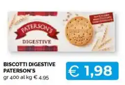 Mercatò Biscotti digestive PATERSON'S offerta