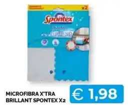 Mercatò Microfibra x'tra brillant SPONTEX X2 offerta