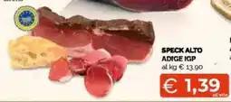 Mercatò Speck alto adige IGP offerta