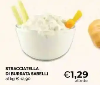 Mercatò Stracciatella di burrata sabelli offerta