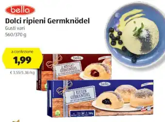ALDI bella Dolci ripieni Germknödel 560/370g offerta