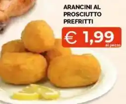 Mercatò Arancini al prosciutto prefritti offerta
