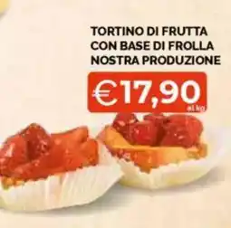 Mercatò Tortino di frutta con base di frolla nostra produzione offerta