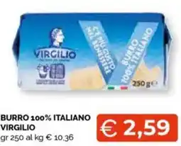 Mercatò Burro 100% italiano VIRGILIO offerta