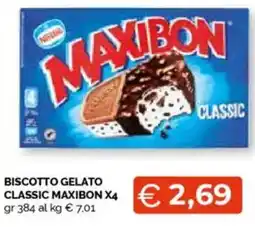Mercatò Biscotto gelato classic MAXIBON X4 offerta