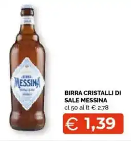 Mercatò Birra cristalli di sale MESSINA offerta