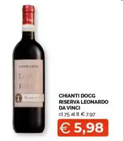 Mercatò Chianti docg riserva LEONARDO DA VINCI offerta