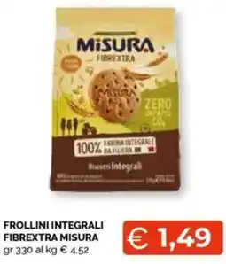 Mercatò Frollini integrali fibrextra MISURA offerta
