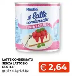 Mercatò Latte condensato senza lattosio NESTLE' offerta