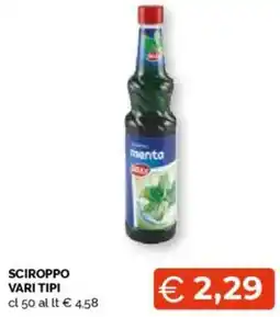 Mercatò Sciroppo vari tipi offerta