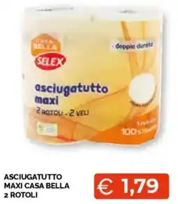 Mercatò Asciugatutto maxi casa bella 2 rotoli offerta