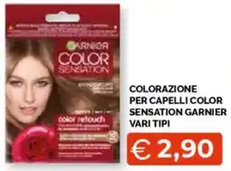 Mercatò Colorazione per capelli color sensation garnier vari tipi offerta