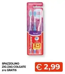 Mercatò Spazzolino zig zag COLGATE offerta