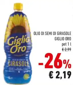 Conad Olio di semi di girasole giglio oro pet offerta