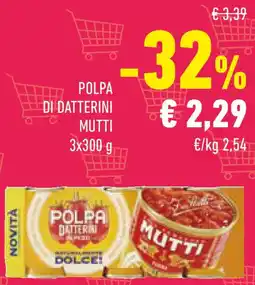 Conad Polpa di datterini MUTTI offerta
